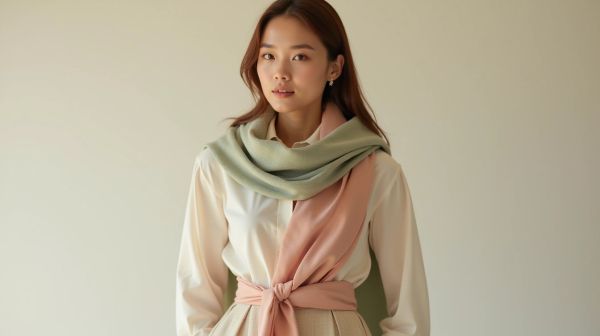 Comment porter le foulard comme ceinture pour un look tendance